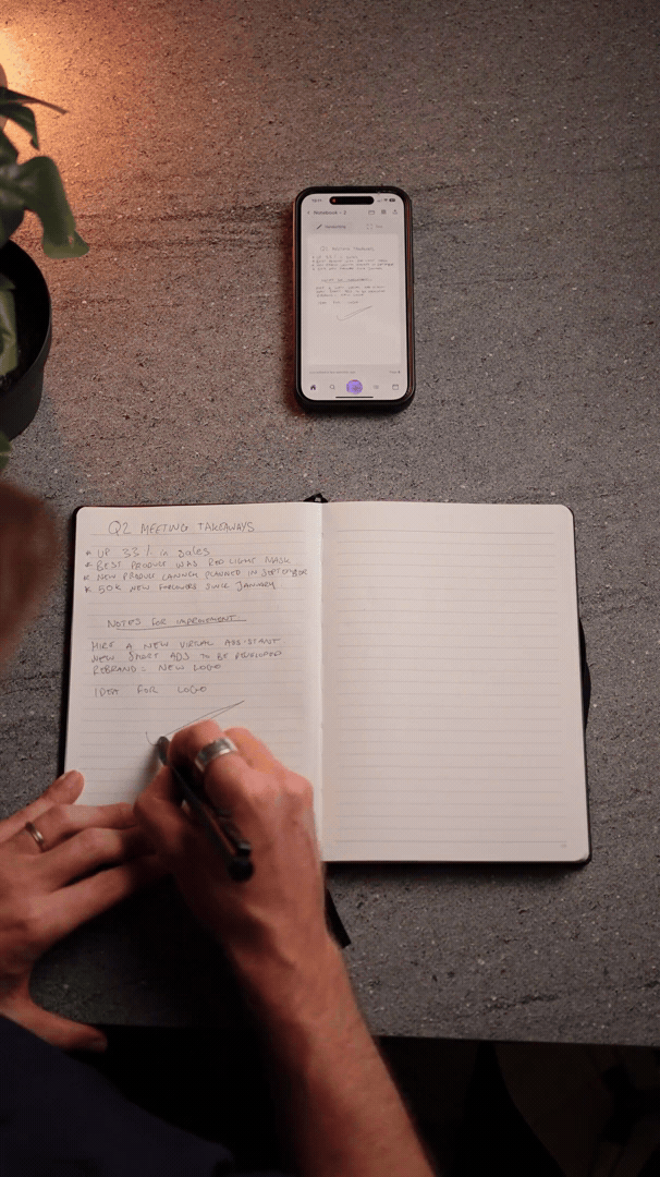 Real Ink. Real Paper. Digitized Instantly.